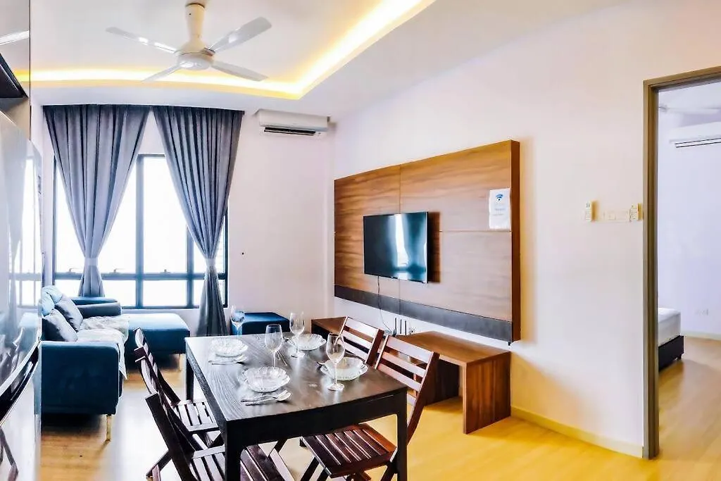 Apartmán -Near Sunway Pyramid- 2Bedroom 2Bathroom- Subang Jaya